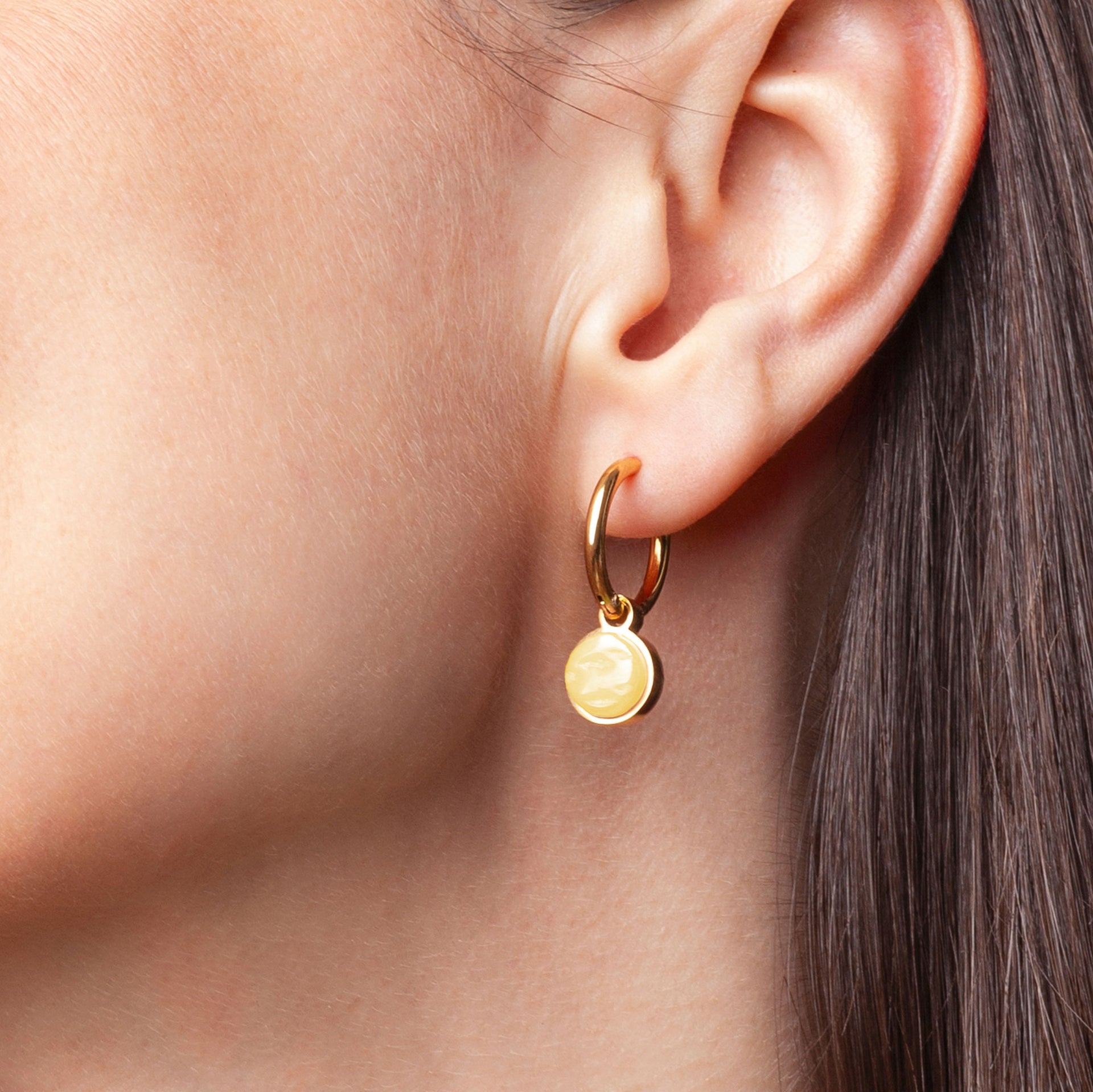 Foto von Hoop earrings with charms • Mix & Match earrings • 16mm Foto von Hoop earrings with charms • Mix & Match earrings • 16mm