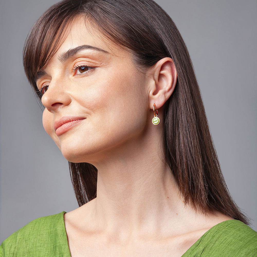 Foto von Hoop earrings with charms • Mix & Match earrings • 16mm Foto von Hoop earrings with charms • Mix & Match earrings • 16mm