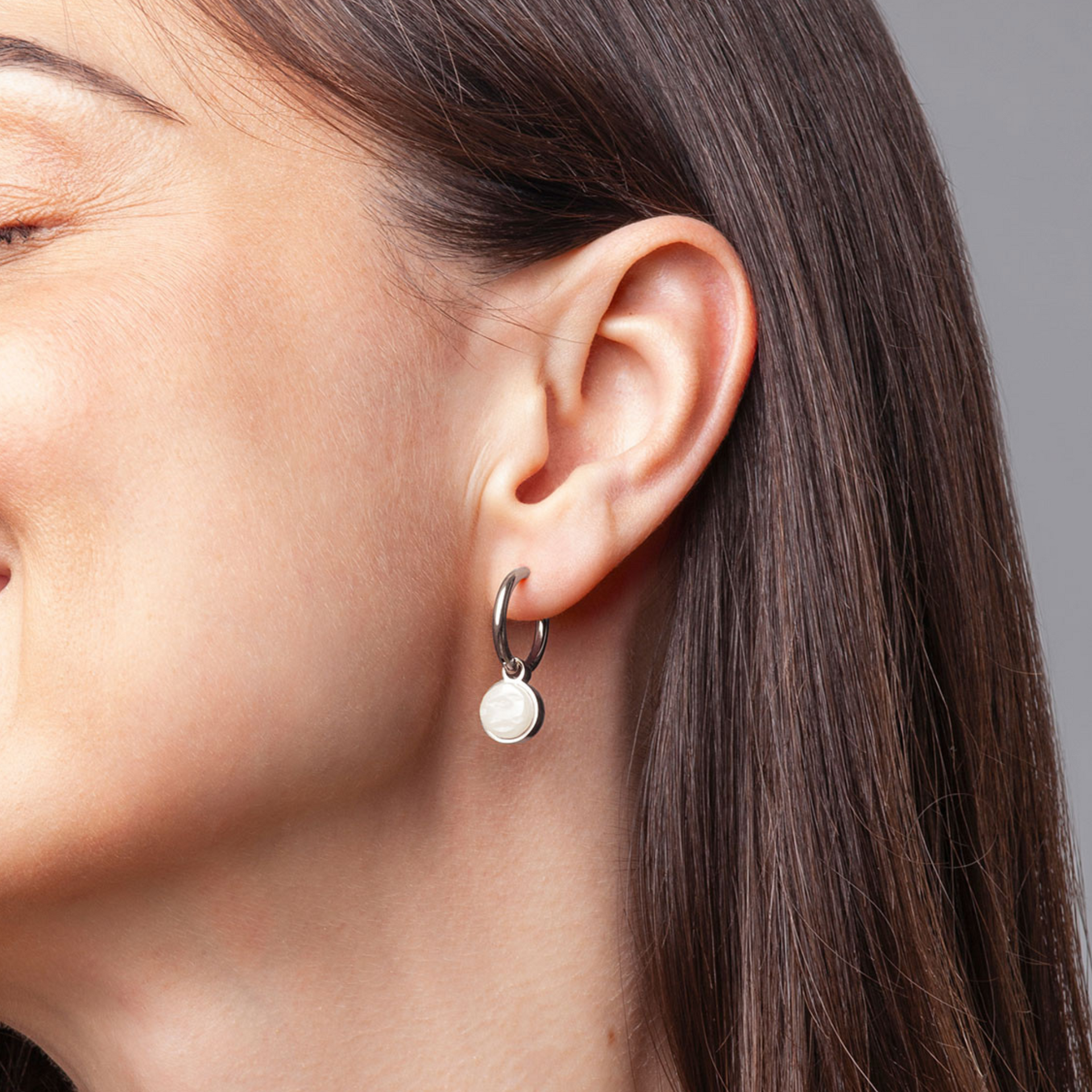 Foto von Hoop earrings with charms • Mix & Match earrings • 16mm Foto von Hoop earrings with charms • Mix & Match earrings • 16mm