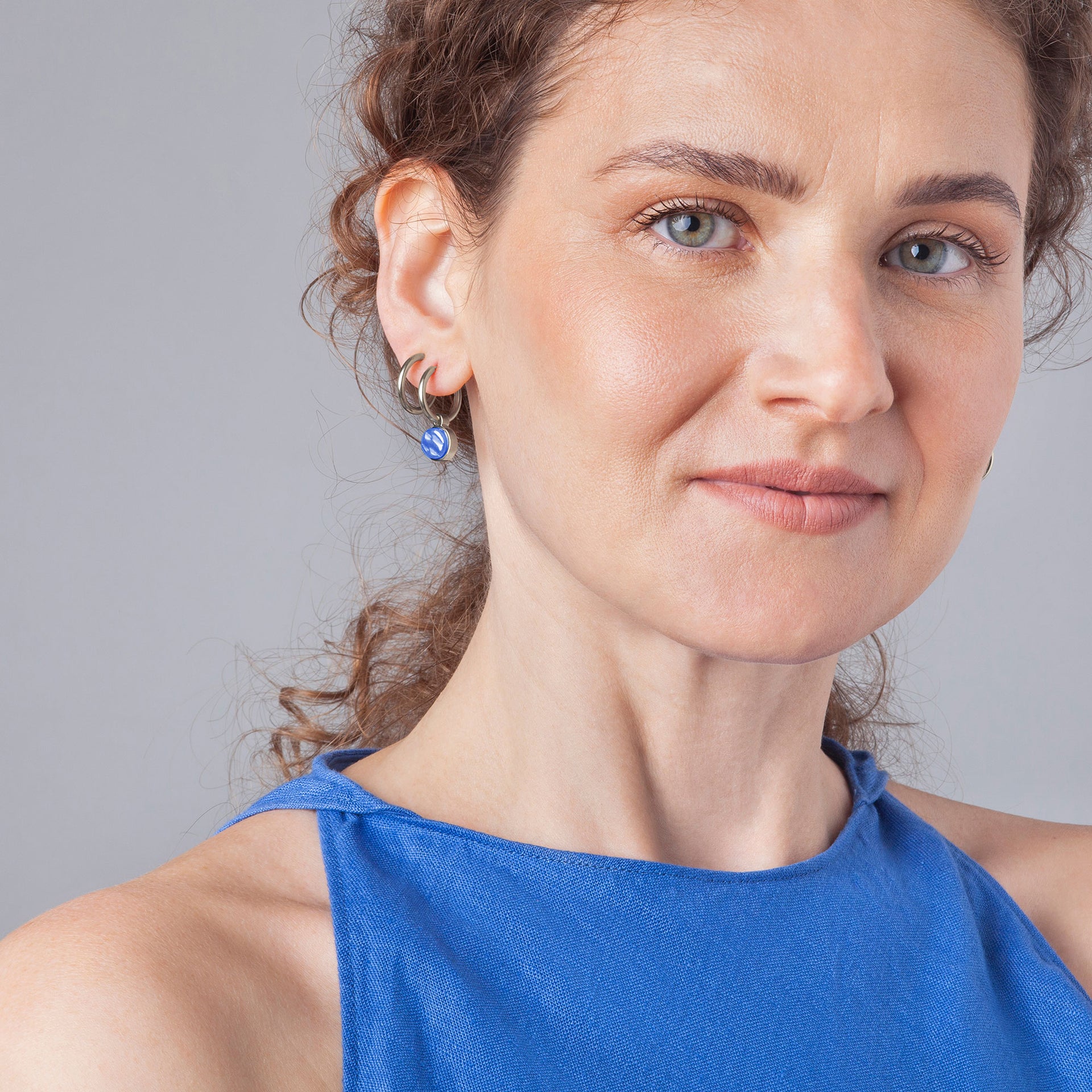 Foto von Hoop earrings with charms • Mix & Match earrings • 16mm Foto von Hoop earrings with charms • Mix & Match earrings • 16mm