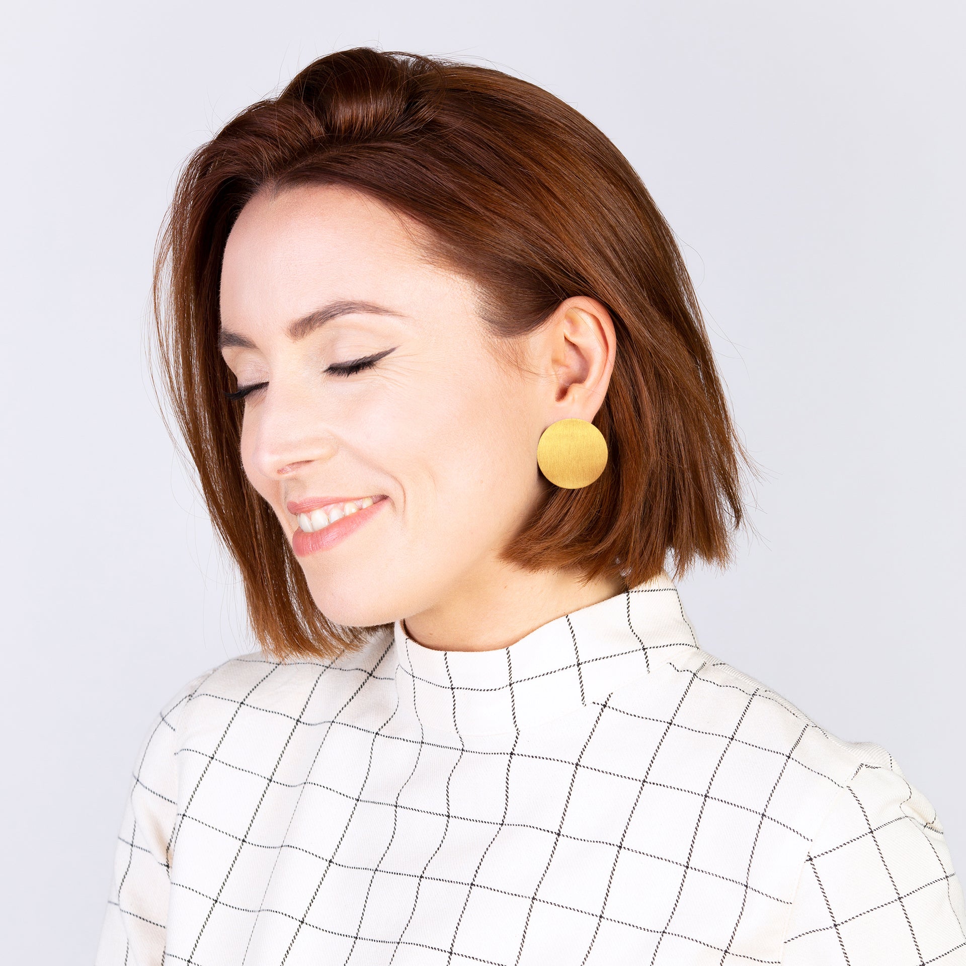 Foto von Large stainless steel earrings • 30mm Foto von Large stainless steel earrings • 30mm