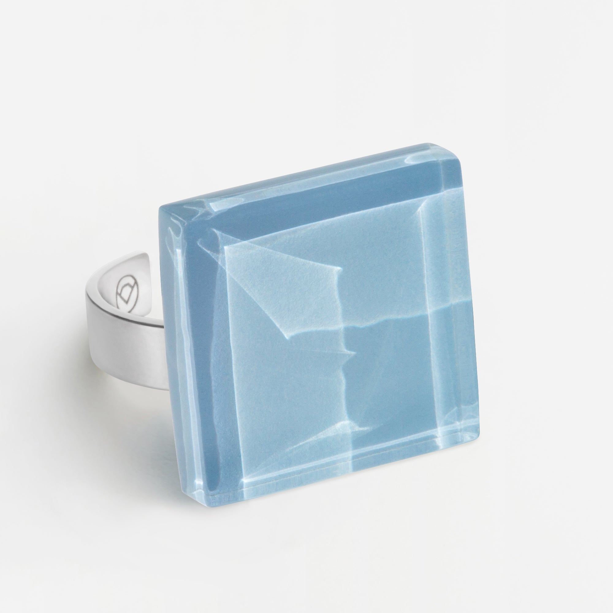 Foto von Statement Ring mit Stein 20mm • größenverstellbar