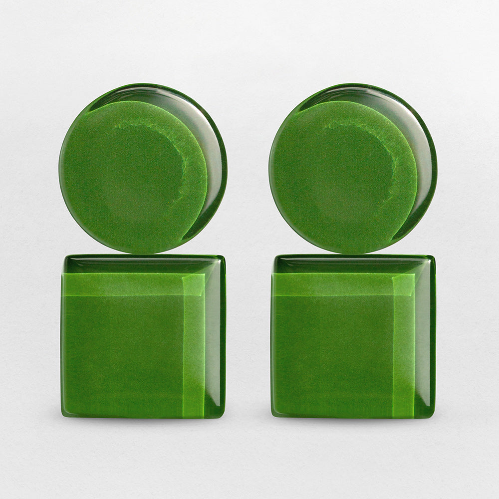 Geometrische Clip Ohrringe Geometrische Clip Ohrringe