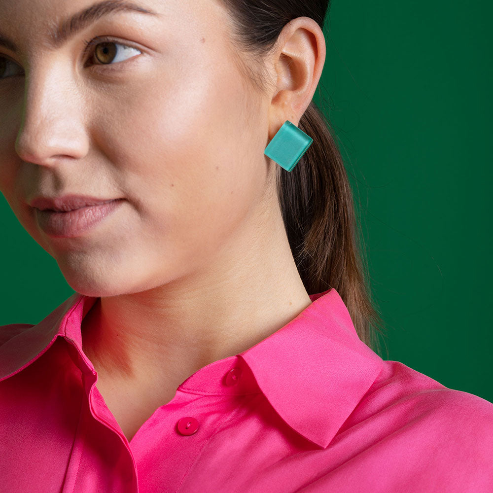 Foto von Statement glass earrings • 20mm Foto von Statement glass earrings • 20mm