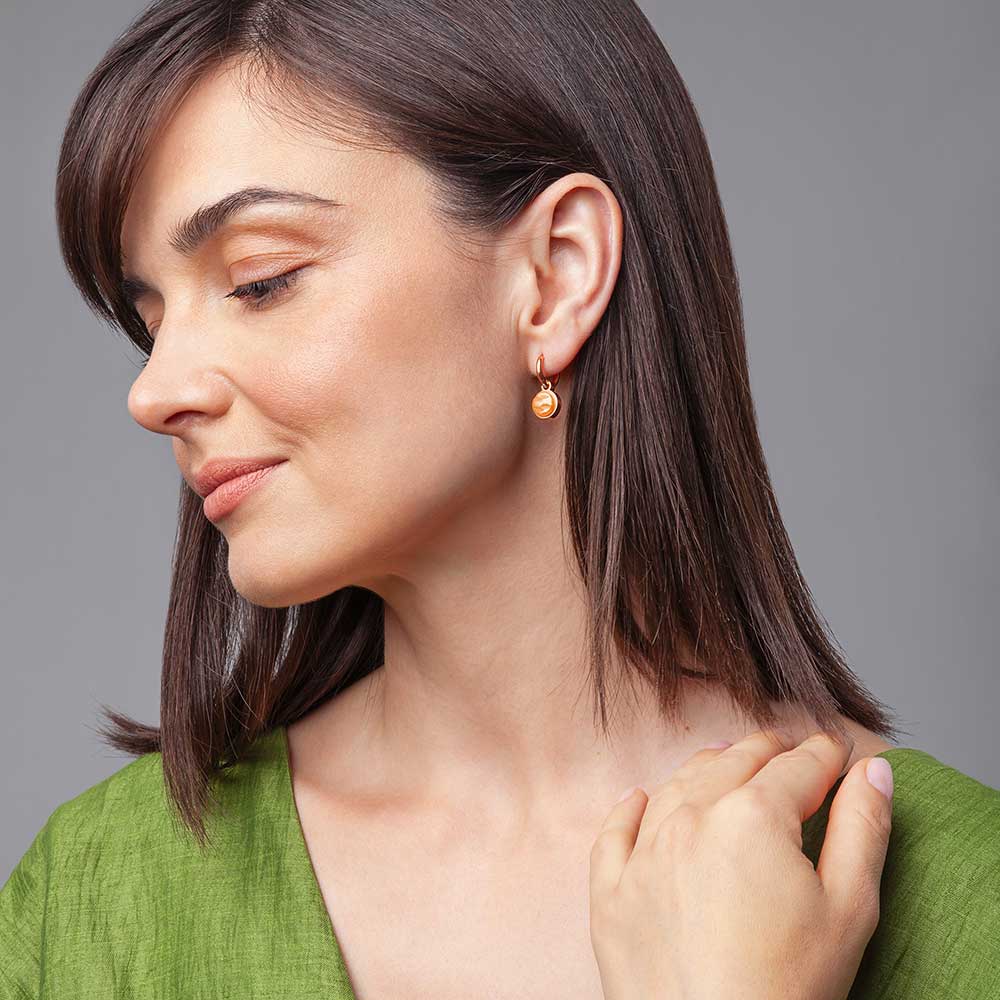 Foto von Hoop earrings with pendants • Mix & Match earrings • 12mm Foto von Hoop earrings with pendants • Mix & Match earrings • 12mm