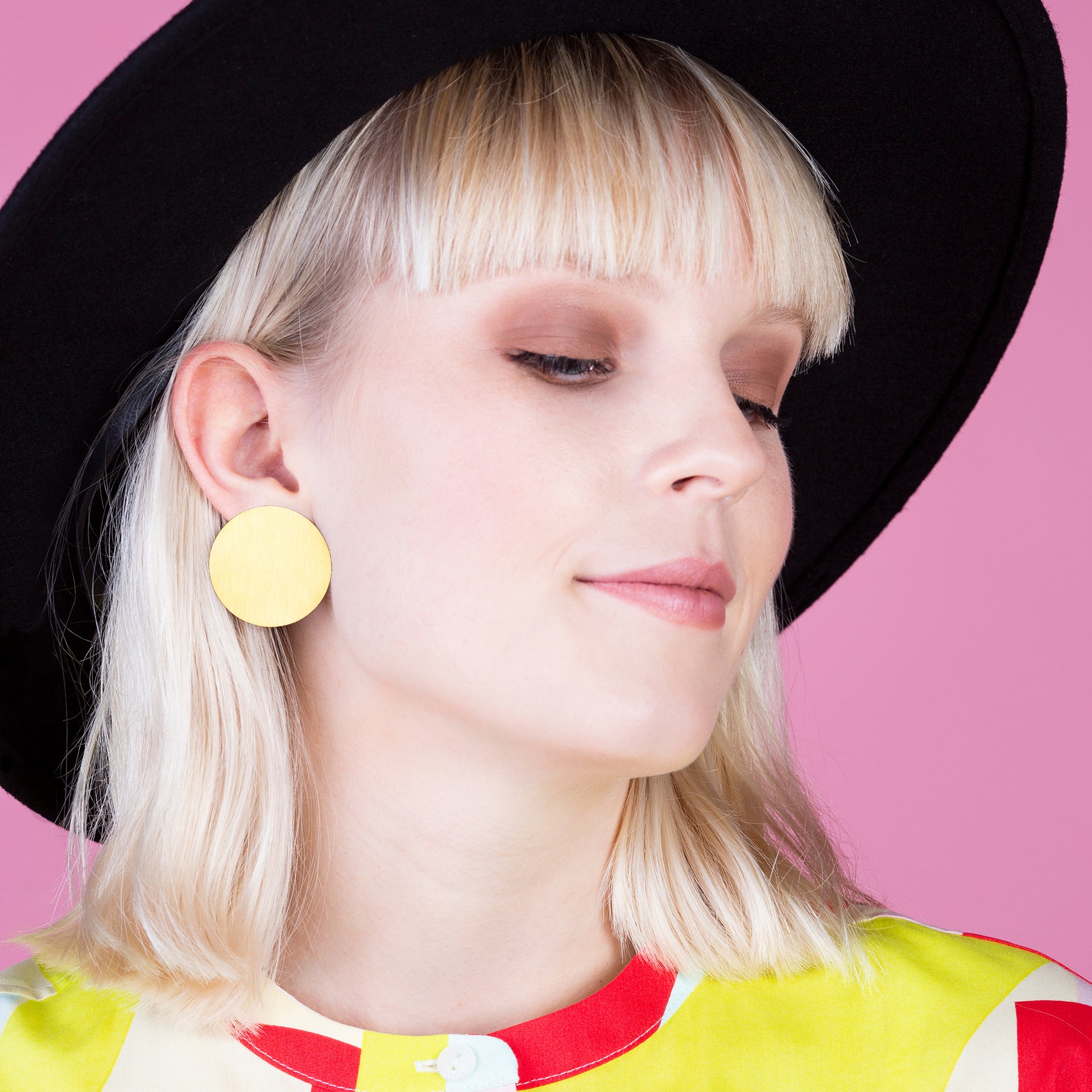 Foto von Large stainless steel earrings • 30mm Foto von Large stainless steel earrings • 30mm