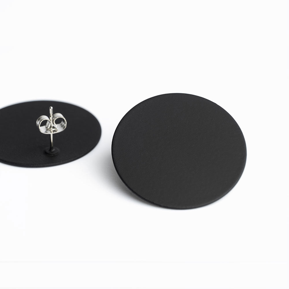 Foto von Round statement earrings • 30mm Foto von Round statement earrings • 30mm