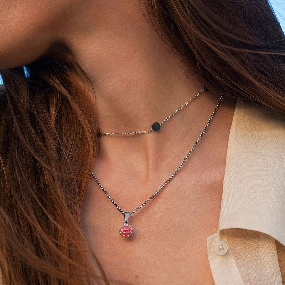 Foto von Short necklace with pendant • Mix & Match necklace Foto von Short necklace with pendant • Mix & Match necklace