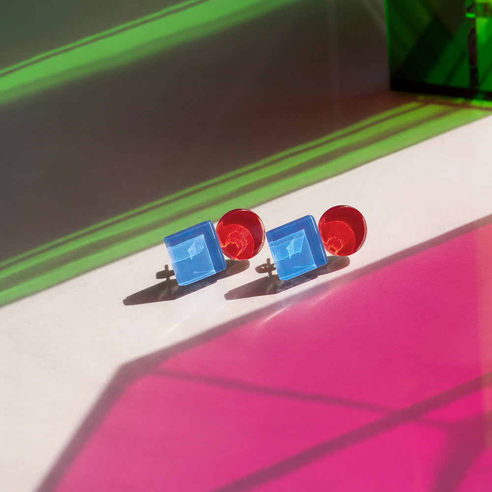 Foto von Geometrische Statement Ohrringe