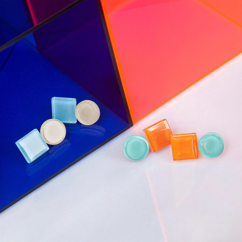 Foto von Geometrische Statement Ohrringe