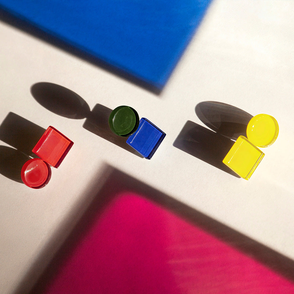 Foto von Geometrische Statement Ohrringe