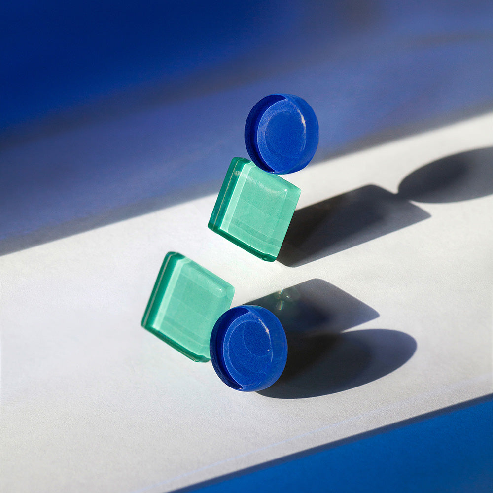 Foto von Geometrische Statement Ohrringe