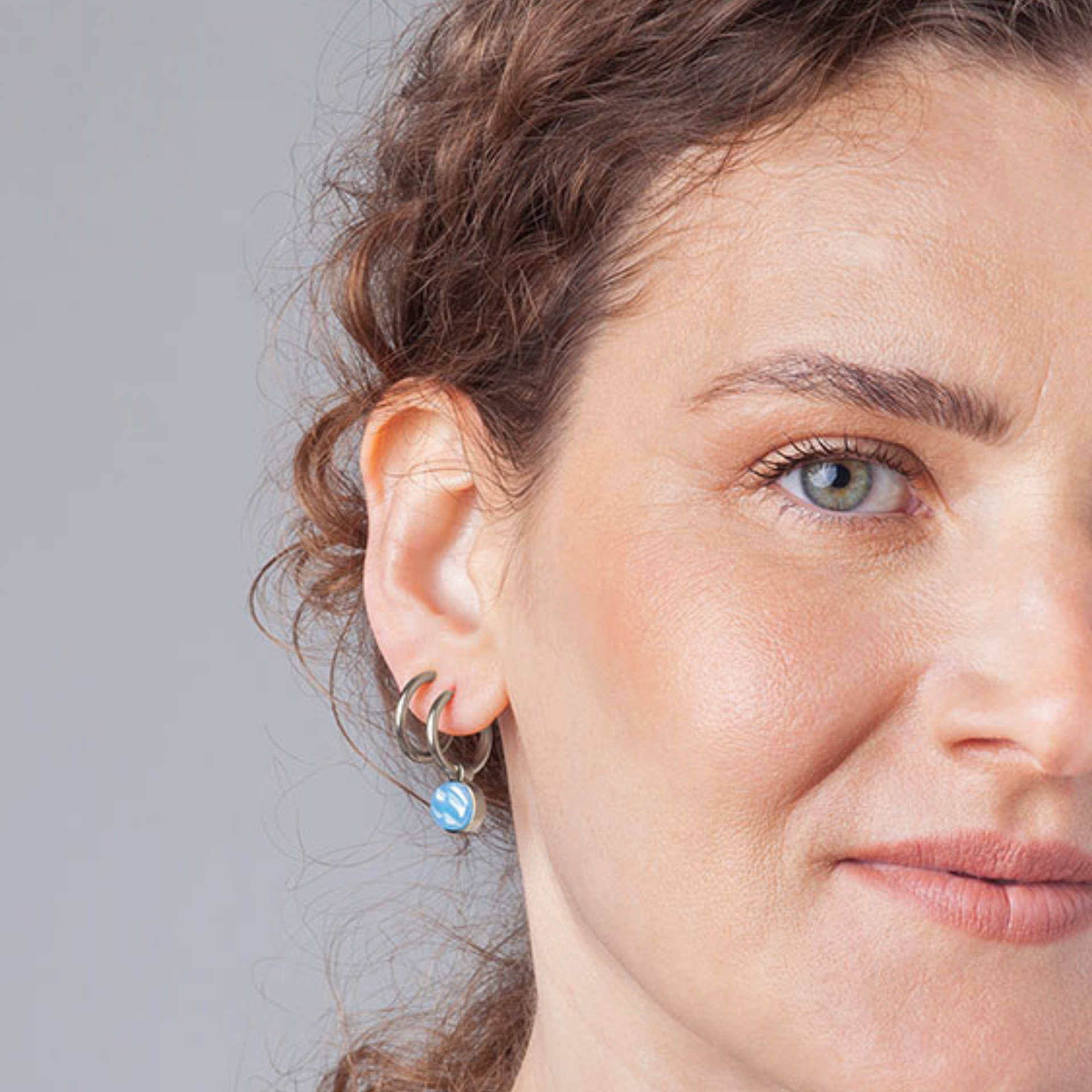 Foto von Hoop earrings with charms • Mix & Match earrings • 16mm Foto von Hoop earrings with charms • Mix & Match earrings • 16mm