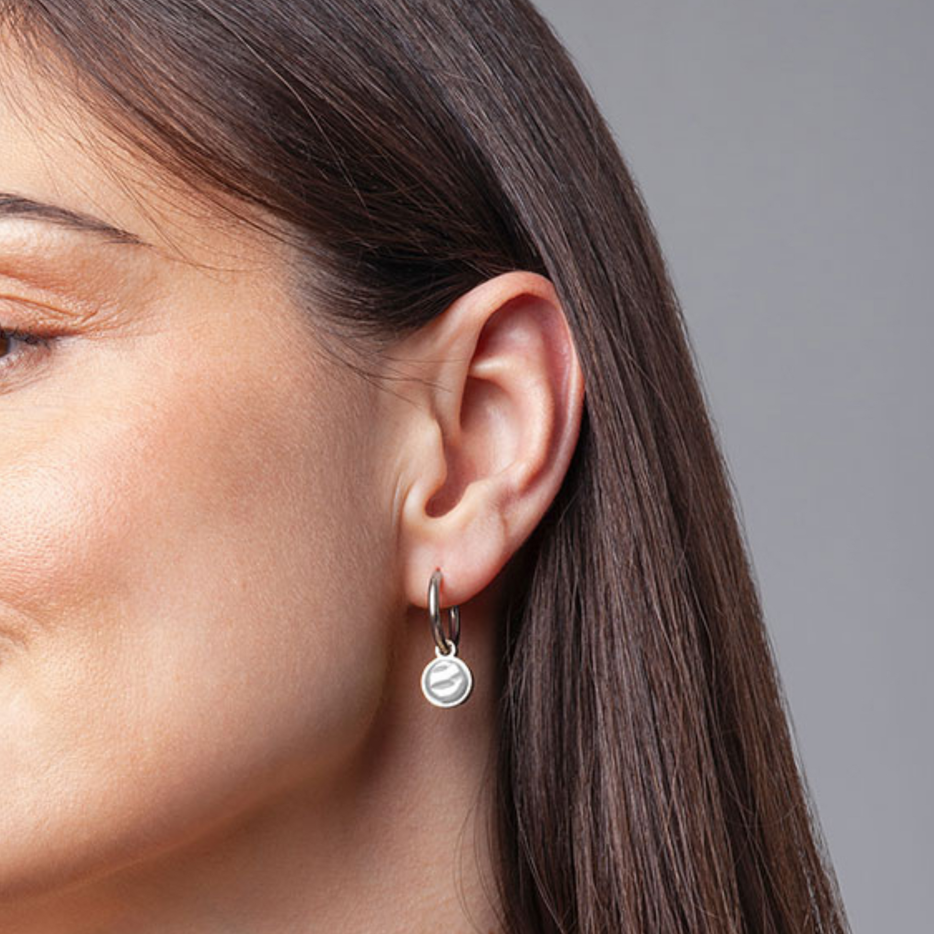 Foto von Hoop earrings with charms • Mix & Match earrings • 16mm Foto von Hoop earrings with charms • Mix & Match earrings • 16mm