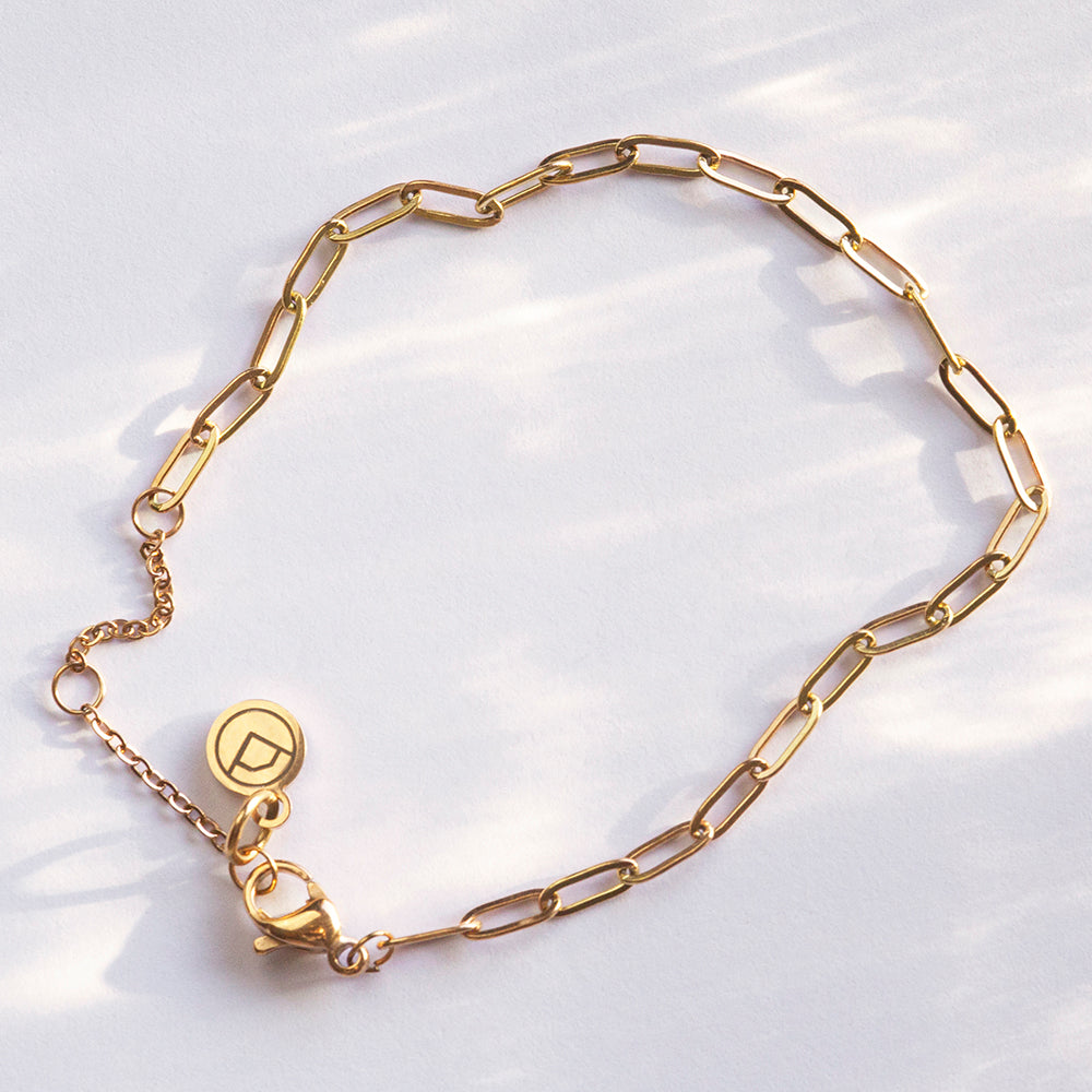 Foto von Filigranes Gliederarmband Edelstahl • verstellbar