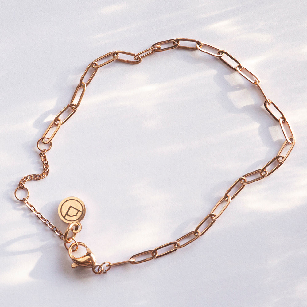 Foto von Filigranes Gliederarmband Edelstahl • verstellbar