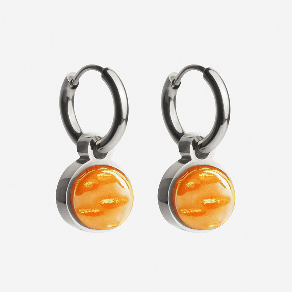 Foto von Creolen mit Anhänger  • Mix & Match Ohrringe • 12mm