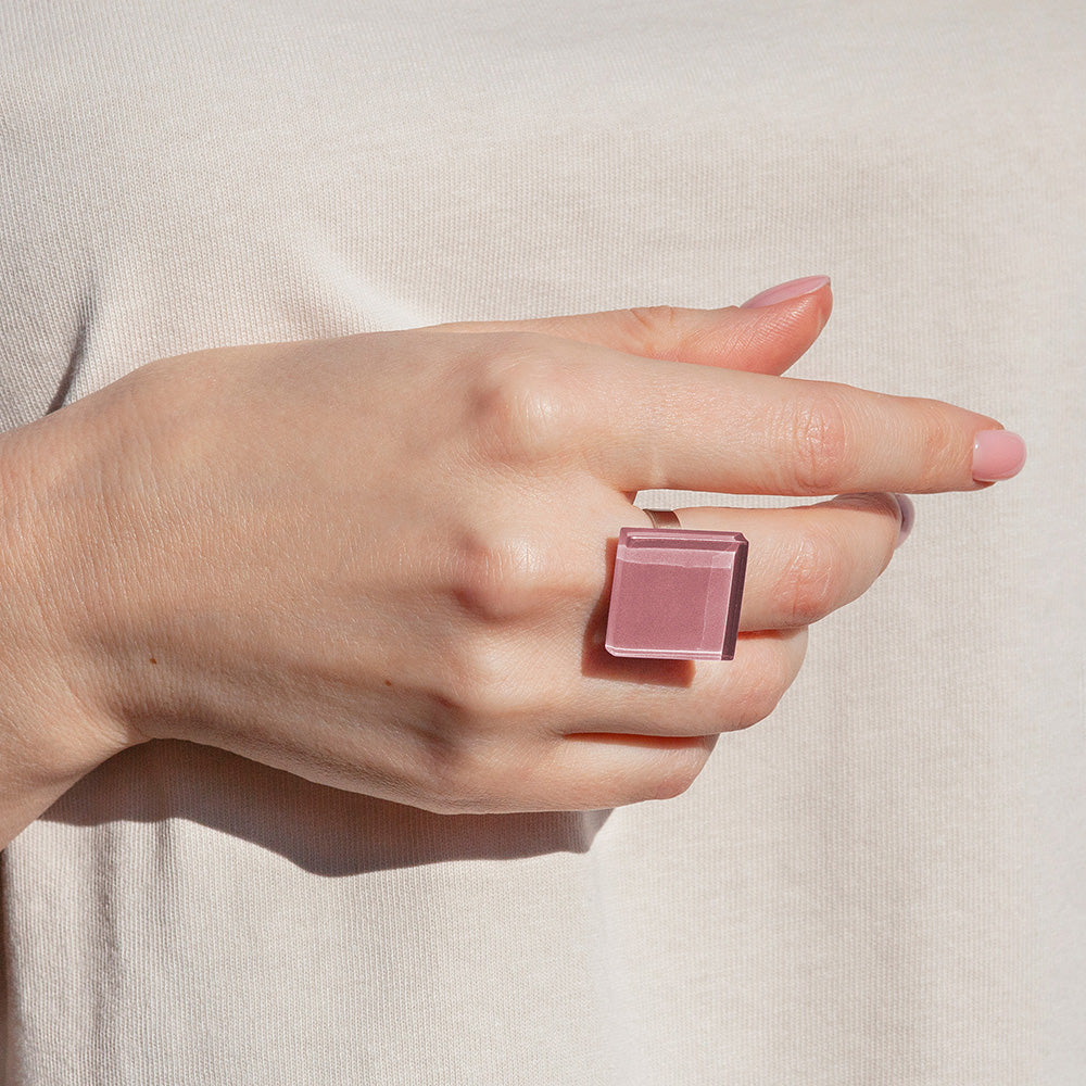 Foto von Statement ring with 20mm stone • adjustable size Foto von Statement ring with 20mm stone • adjustable size