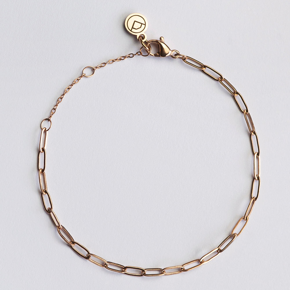 Foto von Filigranes Gliederarmband Edelstahl • verstellbar