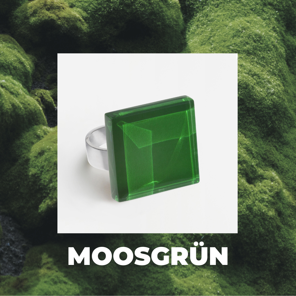 Foto von Statement ring with 20mm stone • adjustable size