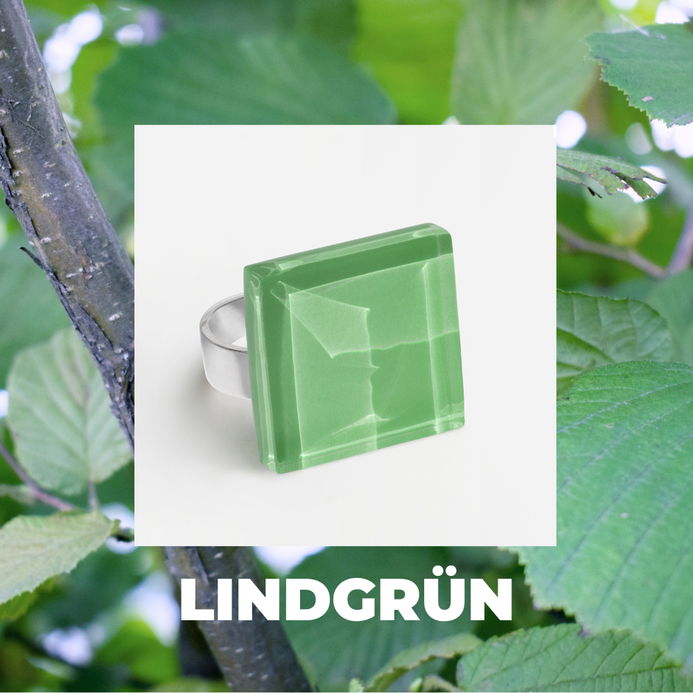 Foto von Statement Ring mit Stein 20mm • größenverstellbar