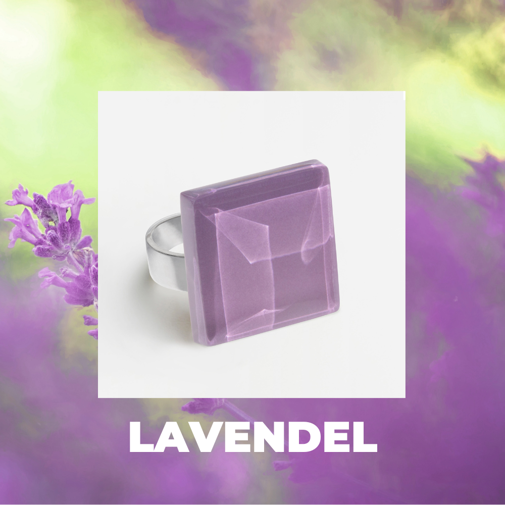 Foto von Statement ring with 20mm stone • adjustable size