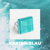 Foto von Statement ring with 20mm stone • adjustable size