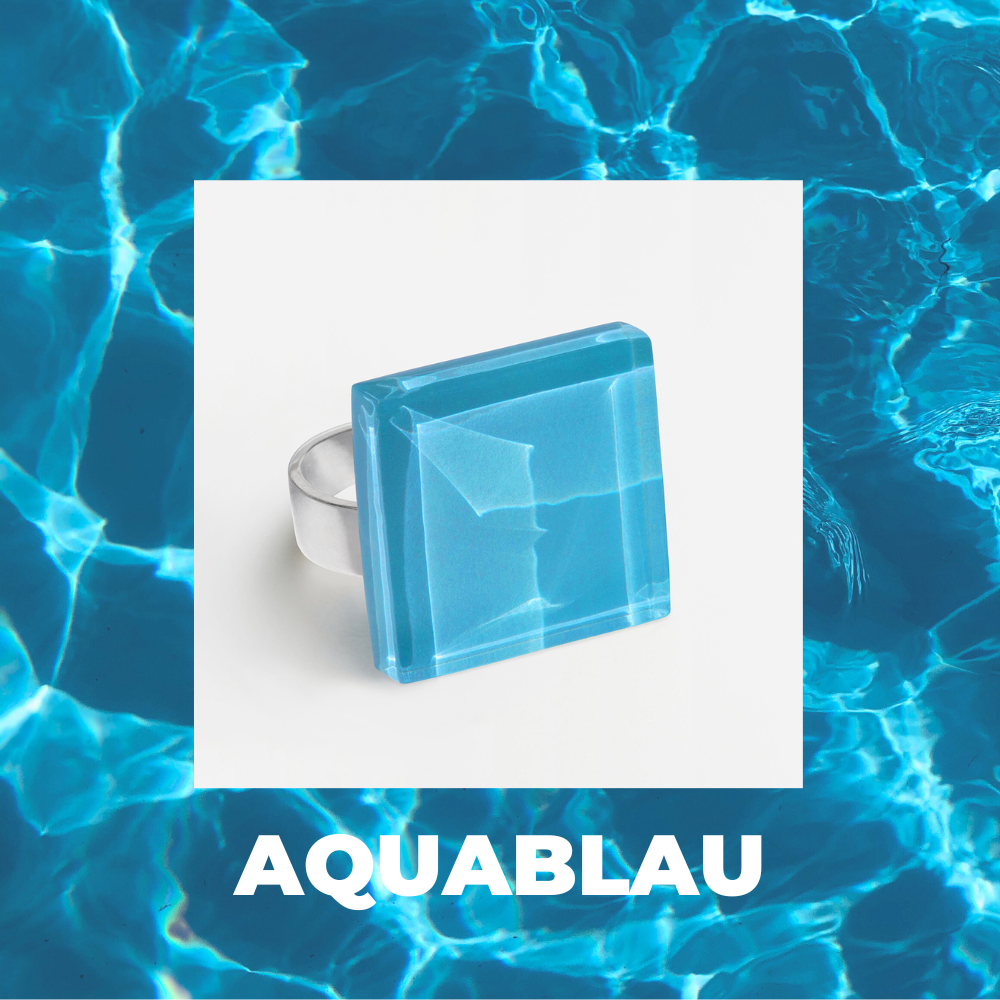 Foto von Statement ring with 20mm stone • adjustable size