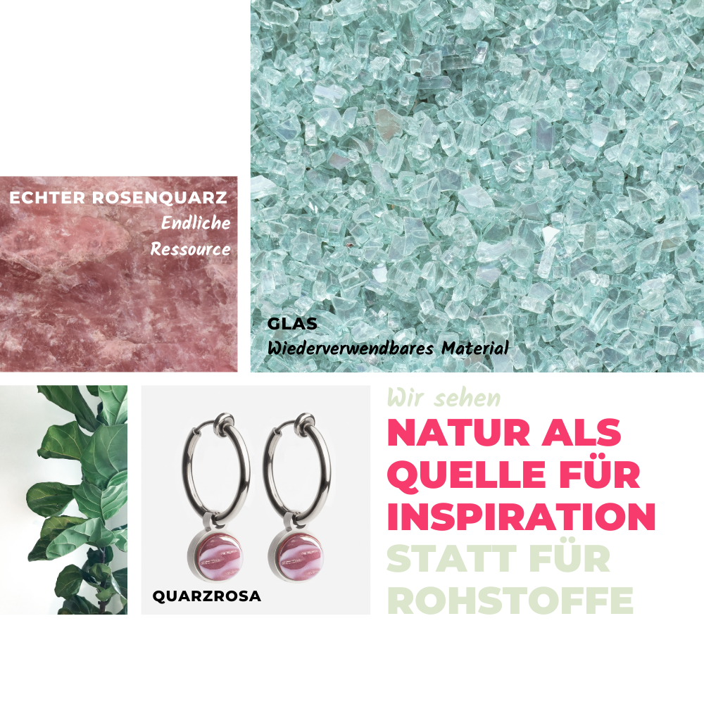 Foto von Hoop clip earrings with pendants • Mix & Match ear clips • 18mm