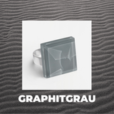 Foto von Statement ring with 20mm stone • adjustable size