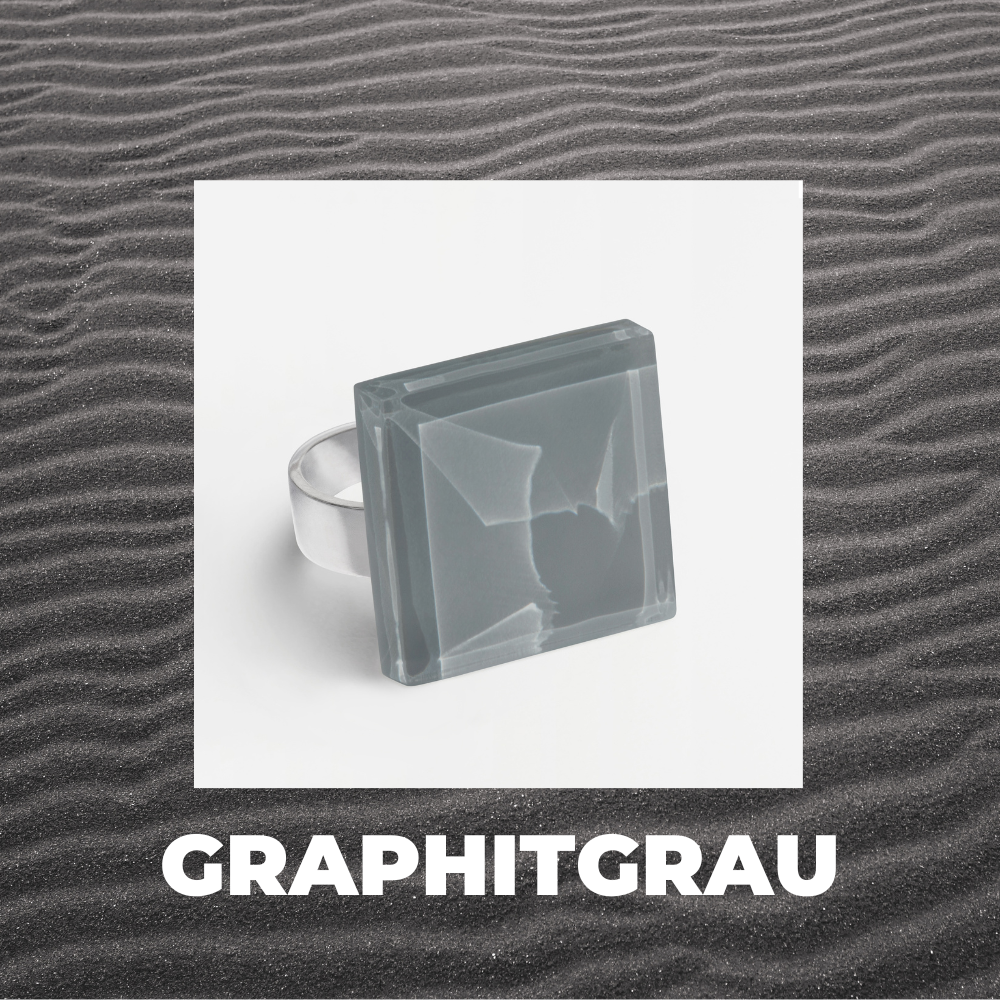 Foto von Statement ring with 20mm stone • adjustable size