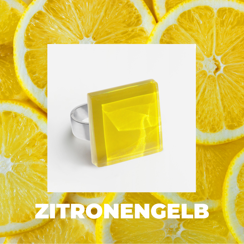 Foto von Statement ring with 20mm stone • adjustable size