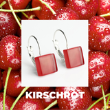 Foto von Geometrische Ohrringe aus Glas • 10mm