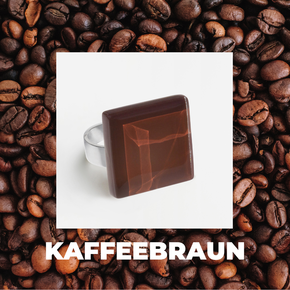 Foto von Statement ring with 20mm stone • adjustable size