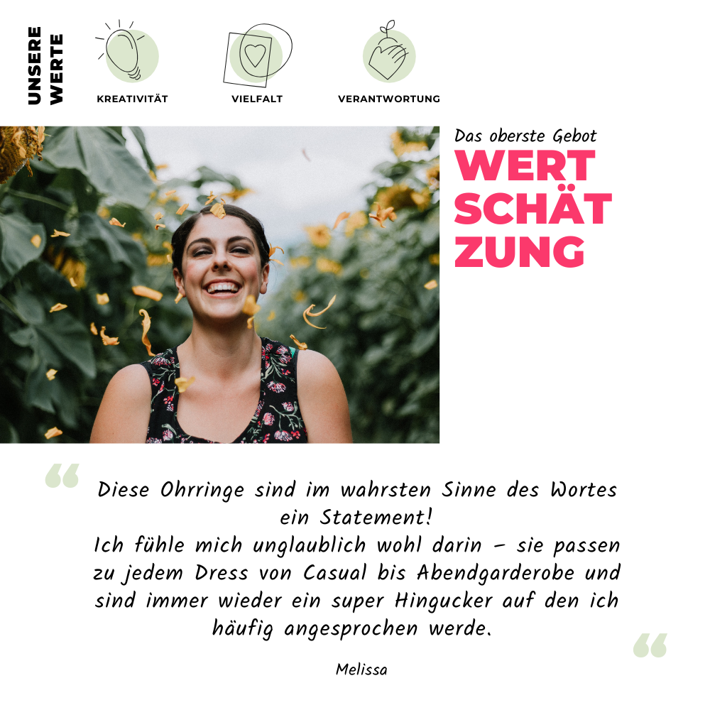 Foto von Ausgefallene Statement Ohrringe • 40mm