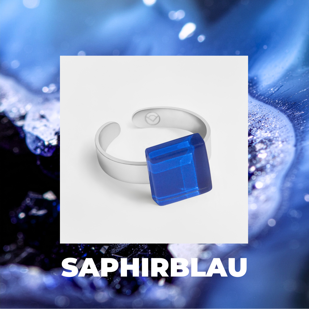 Foto von Small ring with 10mm stone • adjustable size