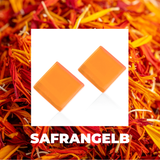 Foto von Statement Clip Ohrringe aus Glas • 20mm