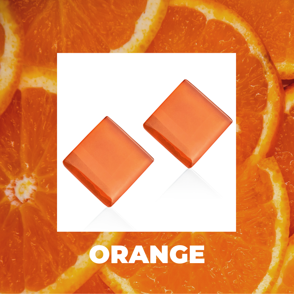 Foto von Statement Clip Ohrringe aus Glas • 20mm