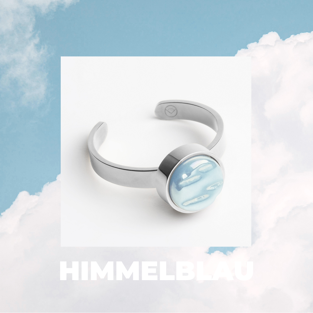 Foto von Adjustable ring with stone • 8mm