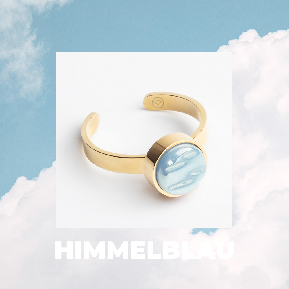 Foto von Adjustable ring with stone • 8mm