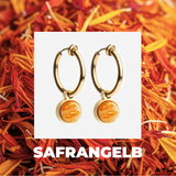 Foto von Hoop clip earrings with pendants • Mix & Match ear clips • 18mm