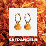 Foto von Hoop clip earrings with pendants • Mix & Match ear clips • 14mm