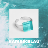 Foto von Small ring with 10mm stone • adjustable size