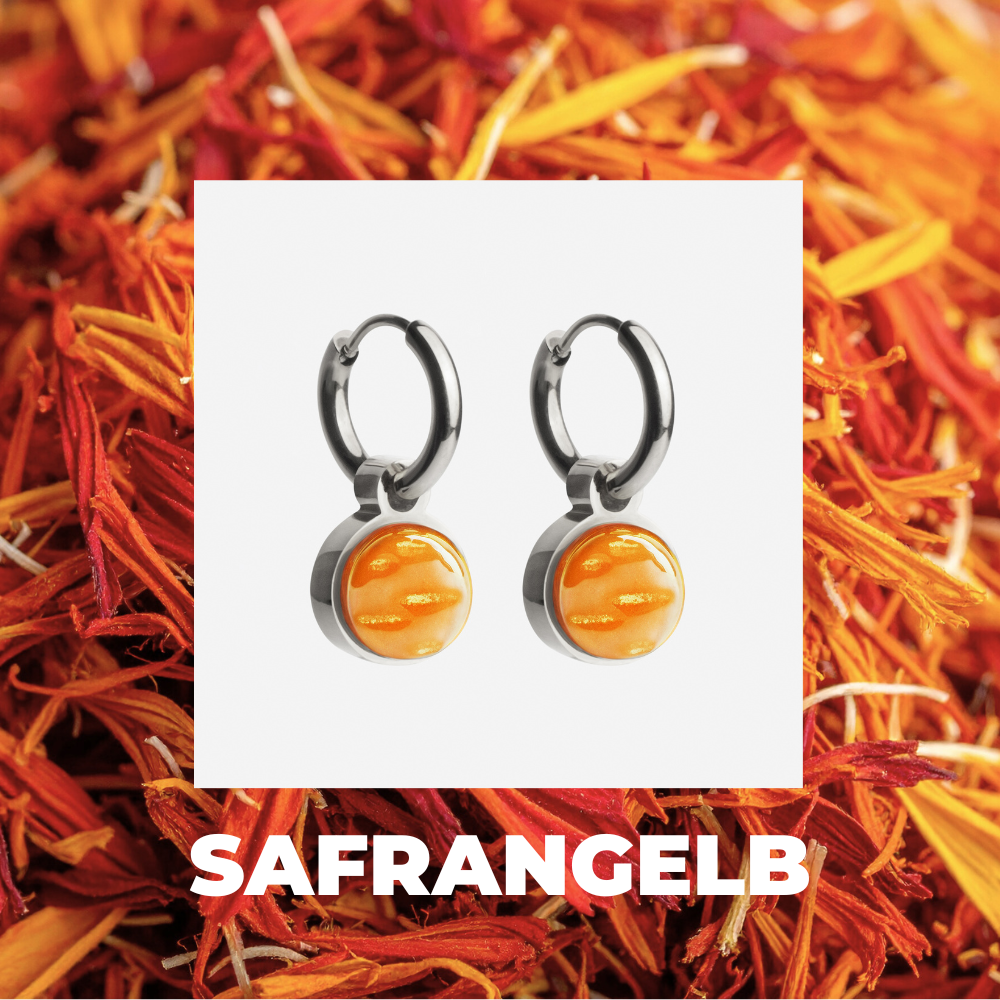 Foto von Hoop earrings with pendants • Mix & Match earrings • 12mm