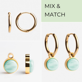 Foto von Creolen mit Charms  • Mix & Match Ohrringe • 16mm
