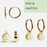 Foto von Creolen mit Charms  • Mix & Match Ohrringe • 16mm