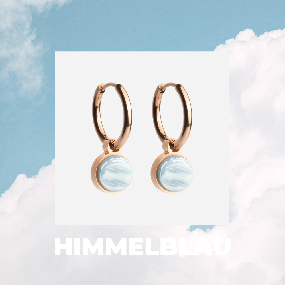 Foto von Hoop earrings with charms • Mix & Match earrings • 16mm