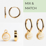 Foto von Creolen mit Charms  • Mix & Match Ohrringe • 16mm