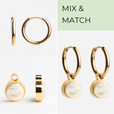 Foto von Creolen mit Charms  • Mix & Match Ohrringe • 16mm