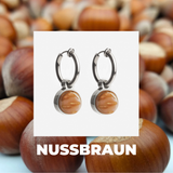 Foto von Hoop clip earrings with pendants • Mix & Match ear clips • 14mm